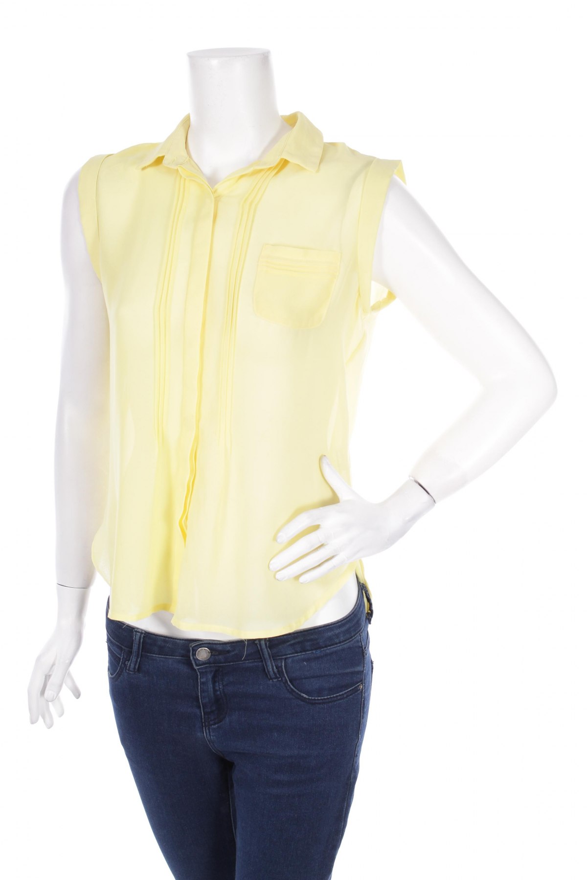 Γυναικείο πουκάμισο, Μέγεθος M, Χρώμα Κίτρινο, Τιμή 10,82 €