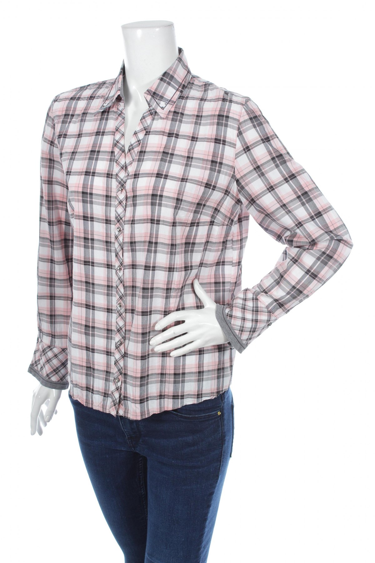 Γυναικείο πουκάμισο G.W., Μέγεθος L, Χρώμα Πολύχρωμο, Τιμή 21,13 €