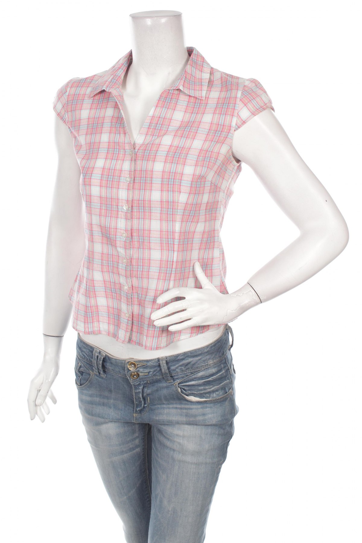 Γυναικείο πουκάμισο H&M Divided, Μέγεθος S, Χρώμα Πολύχρωμο, Τιμή 9,28 €