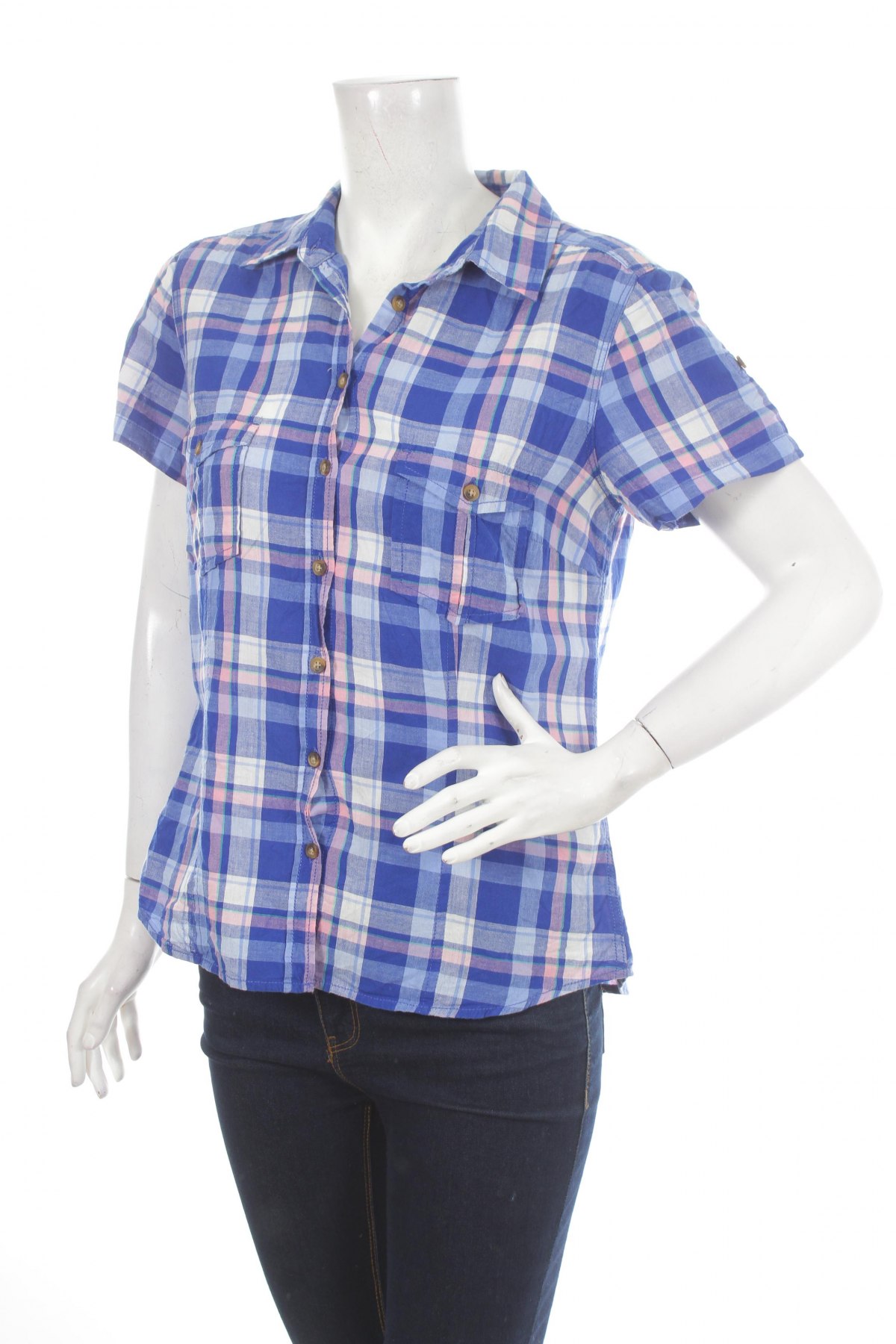 Γυναικείο πουκάμισο H&M L.o.g.g, Μέγεθος L, Χρώμα Μπλέ, Τιμή 14,07 €