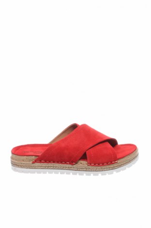 Papuci Porronet, Mărime 40, Culoare Roșu, Velur natural, Preț 207,96 Lei