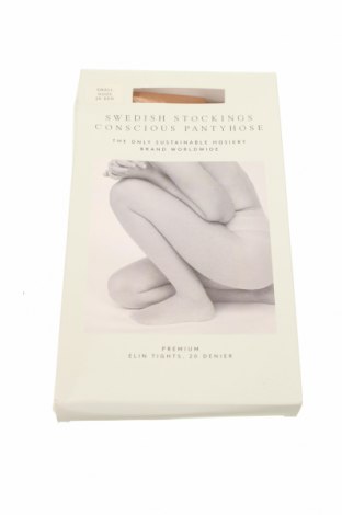 Strumpfhosen Swedish Stockings, Größe S, Farbe Beige, 79% andere Materialen, 21% Elastan, Preis 7,07 €