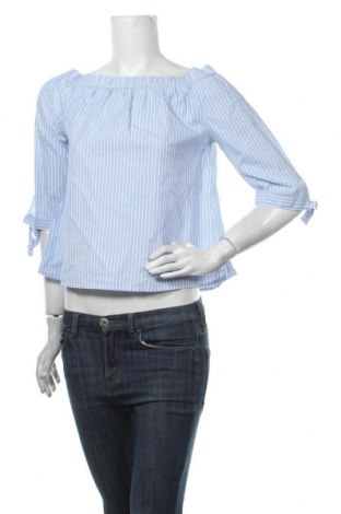 Дамска блуза Tom Tailor, Размер XS, Цвят Син, Памук, Цена 9,41 лв.