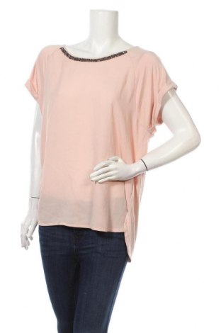 Дамска блуза Woman By Tchibo, Размер XL, Цвят Розов, Вискоза, полиестер, еластан, Цена 25,94 лв.