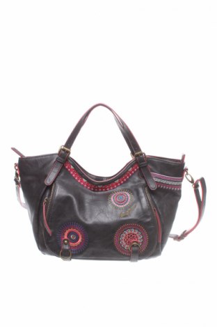 Γυναικεία τσάντα Desigual, Χρώμα Μαύρο, Δερματίνη, Τιμή 45,77 €