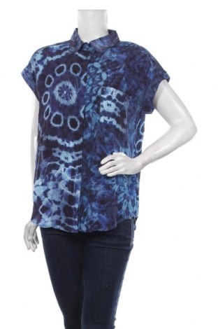 Γυναικείο πουκάμισο Desigual, Μέγεθος L, Χρώμα Μπλέ, Βισκόζη, Τιμή 38,78 €