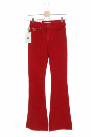 Pantaloni de velvet de femei Lois, Mărime XXS, Culoare Roșu, 98% bumbac, 2% elastan, Preț 487,50 Lei