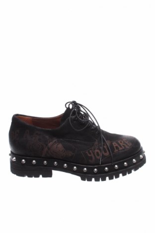 Дамски обувки A.S. 98, Размер 38, Цвят Черен, Естествена кожа, естествен велур, Цена 268,00 лв.