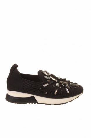 Γυναικεία παπούτσια Mango, Μέγεθος 38, Χρώμα Μαύρο, Κλωστοϋφαντουργικά προϊόντα, Τιμή 22,27 €