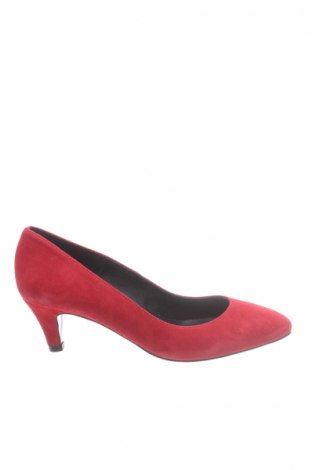 Дамски обувки Minelli, Размер 36, Цвят Червен, Естествен велур, Цена 57,80 лв.