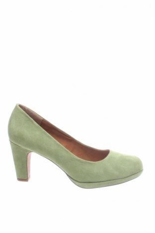 Дамски обувки Tamaris, Размер 41, Цвят Зелен, Текстил, Цена 43,05 лв.