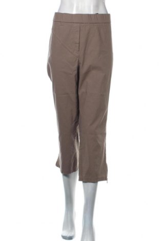 Дамски панталон Adelina By Scheiter, Размер 4XL, Цвят Бежов, 70% вискоза, 27% полиамид, 3% еластан, Цена 34,91 лв.