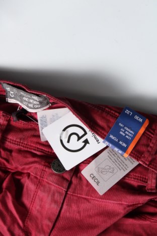 Γυναικείο παντελόνι Cecil, Μέγεθος L, Χρώμα Κόκκινο, 98% βαμβάκι, 2% ελαστάνη, Τιμή 26,60 €