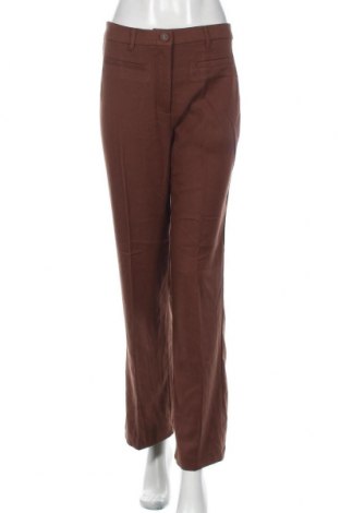 Дамски панталон Monki, Размер M, Цвят Кафяв, 66% полиестер, 32% вискоза, 2% еластан, Цена 20,70 лв.