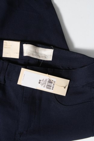 Дамски панталон Pieces, Размер S, Цвят Син, 65% вискоза, 30% полиамид, 5% еластан, Цена 27,60 лв.