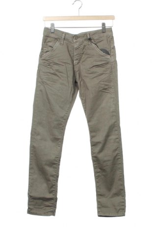 Дамски панталон Please, Размер XS, Цвят Зелен, 98% памук, 2% еластан, Цена 63,60 лв.