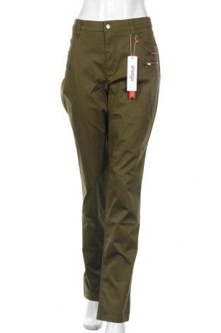 Pantaloni de femei Sheego, Mărime XL, Culoare Verde, 97% bumbac, 3% elastan, Preț 117,44 Lei
