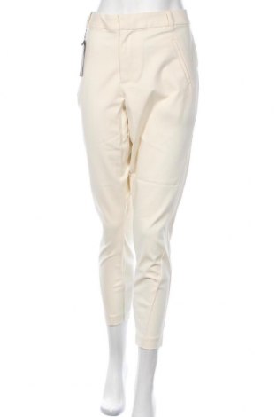 Дамски панталон Vero Moda, Размер XL, Цвят Екрю, 49% памук, 48% полиамид, 3% еластан, Цена 27,65 лв.