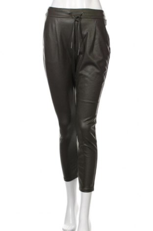 Дамски панталон Vero Moda, Размер S, Цвят Зелен, 95% полиестер, 5% еластан, Цена 27,65 лв.