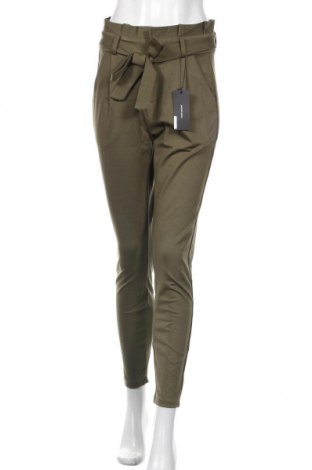 Дамски панталон Vero Moda, Размер S, Цвят Зелен, 65% вискоза, 30% полиамид, 5% еластан, Цена 27,65 лв.