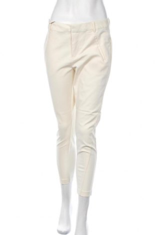 Дамски панталон Vero Moda, Размер M, Цвят Екрю, 49% памук, 48% полиамид, 3% еластан, Цена 27,65 лв.