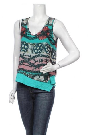 Γυναικείο αμάνικο μπλουζάκι Desigual, Μέγεθος S, Χρώμα Πολύχρωμο, Τιμή 20,78 €