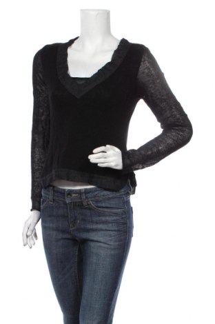 Дамски пуловер Annette Gortz, Размер S, Цвят Черен, 60% вискоза, 25% лен, 15% полиамид, Цена 83,16 лв.
