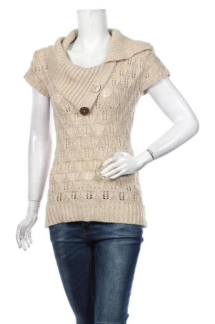 Γυναικείο πουλόβερ Jane Norman, Μέγεθος XL, Χρώμα  Μπέζ, 69%ακρυλικό, 21% βαμβάκι, 10% πολυαμίδη, Τιμή 12,47 €