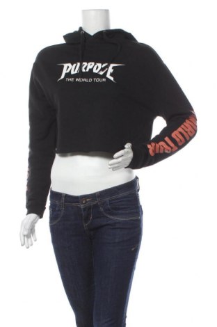 Damen Sweatshirt H&M Divided, Größe S, Farbe Schwarz, 73% Baumwolle, 27% Polyester, Preis 12,92 €