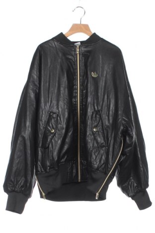 Γυναικείο δερμάτινο μπουφάν Adidas Originals, Μέγεθος XS, Χρώμα Μαύρο, Δερματίνη, Τιμή 62,09 €