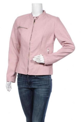 Γυναικείο δερμάτινο μπουφάν ONLY, Μέγεθος M, Χρώμα Ρόζ , Δερματίνη, Τιμή 26,61 €