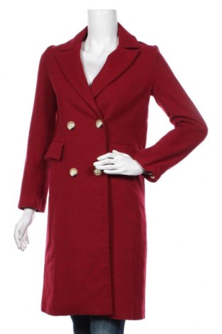 Palton de femei L'Autre Chose, Mărime M, Culoare Roșu, 34% bumbac, 26%acril, 25% poliester, 10% lână, 5% alte materiale, Preț 640,95 Lei