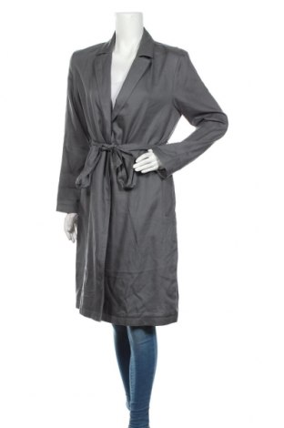 Дамско палто Massimo Dutti, Размер M, Цвят Сив, Лиосел, Цена 96,00 лв.
