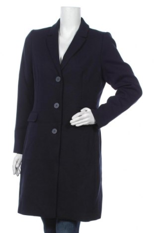 Palton de femei Zero, Mărime L, Culoare Albastru, 64% poliester, 34% viscoză, 2% elastan, Preț 341,52 Lei