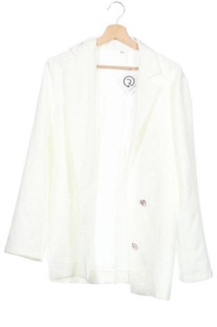 Дамско сако ASOS, Размер XS, Цвят Бял, 90% полиестер, 10% еластан, Цена 36,60 лв.
