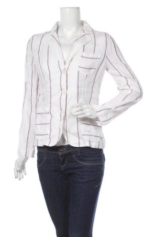 Дамско сако Armani Jeans, Размер M, Цвят Бял, Лен, Цена 300,30 лв.