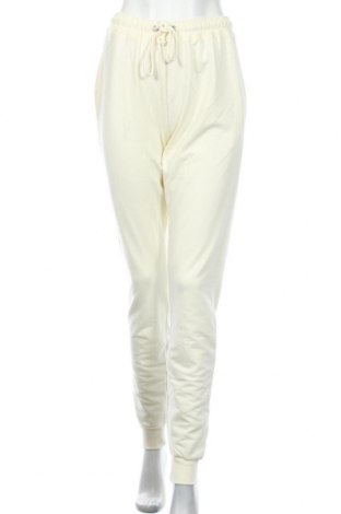 Damen Sporthose Missguided, Größe M, Farbe Ecru, 60% Baumwolle, 40% Polyester, Preis 16,24 €