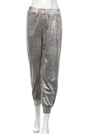 Pantaloni trening de femei Vila, Mărime M, Culoare Argintiu, 95% poliester, 5% elastan, Preț 126,15 Lei