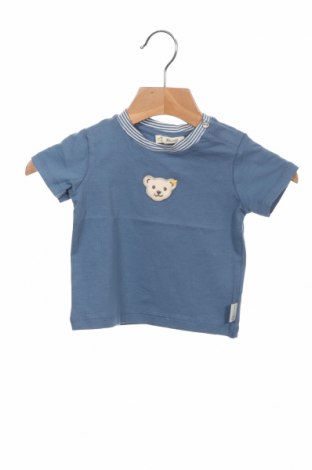Παιδικό μπλουζάκι Steiff, Μέγεθος 0-1m/ 50 εκ., Χρώμα Μπλέ, 95% βαμβάκι, 5% ελαστάνη, Τιμή 18,95 €