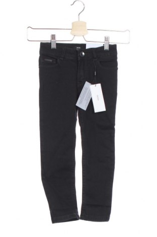 Dziecięce jeansy BOSS, Rozmiar 2-3y/ 98-104 cm, Kolor Czarny, 98% bawełna, 2% elastyna, Cena 191,43 zł