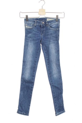 Dziecięce jeansy Diesel, Rozmiar 8-9y/ 134-140 cm, Kolor Niebieski, 98% bawełna, 2% elastyna, Cena 179,12 zł