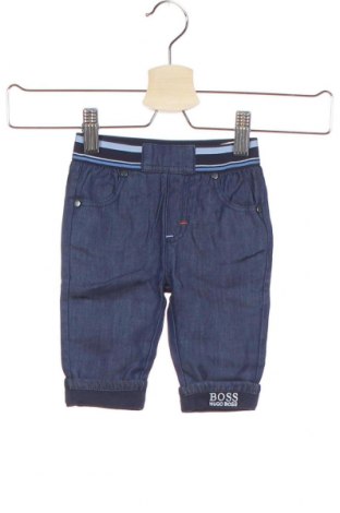 Dziecięce jeansy Hugo Boss, Rozmiar 2-3m/ 56-62 cm, Kolor Niebieski, 60% bawełna, 40% tencel, Cena 251,88 zł