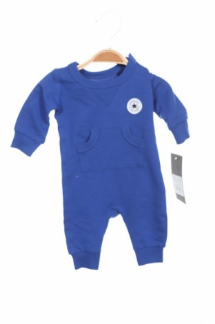 Kinder Overall Converse, Größe 1-2m/ 50-56 cm, Farbe Blau, 58% Baumwolle, 38% Polyester, 4% Elastan, Preis 14,60 €
