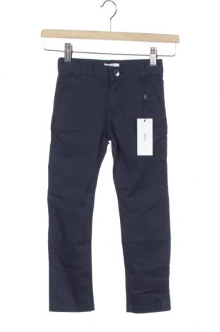 Dziecięce spodnie BOSS, Rozmiar 3-4y/ 104-110 cm, Kolor Niebieski, 98% bawełna, 2% elastyna, Cena 191,43 zł