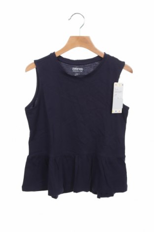 Μπλουζάκι αμάνικο παιδικό, Μέγεθος 10-11y/ 146-152 εκ., Χρώμα Μπλέ, Βαμβάκι, Τιμή 7,14 €