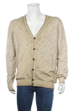 Jachetă tricotată de bărbați S.Oliver, Mărime XL, Culoare Bej, Bumbac, Preț 227,04 Lei