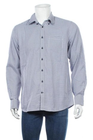 Мъжка риза Bruun & Stengade, Размер L, Цвят Сив, Памук, Цена 44,00 лв.