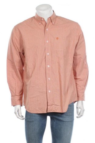 Мъжка риза Timberland, Размер M, Цвят Оранжев, Памук, Цена 29,93 лв.