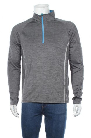 Мъжка спортна блуза Active By Tchibo, Размер M, Цвят Сив, 90% полиестер, 10% еластан, Цена 24,57 лв.