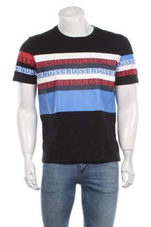 Ανδρικό t-shirt Guess, Μέγεθος L, Χρώμα Μαύρο, Βαμβάκι, Τιμή 33,40 €